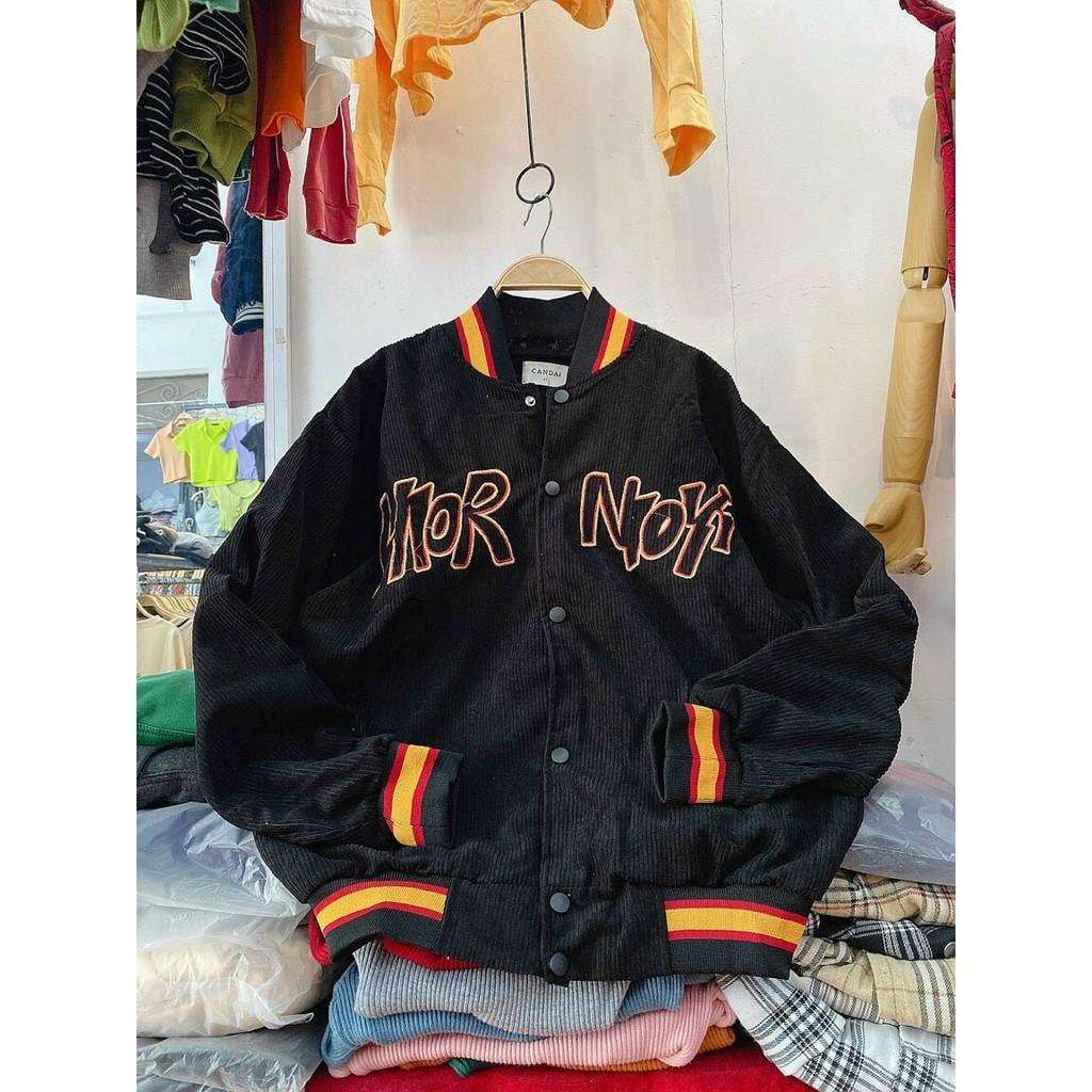 Áo Khoác Bóng Chày Nam Nữ Unisex - Áo Jacket Bombers Vải Nhung