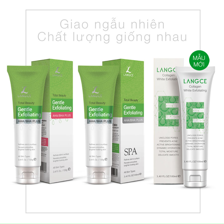 GEL TẨY TẾ BÀO CHẾT ĐẸP DA - FACE it - DA MẶT 100ml LANGCE dành cho Nam