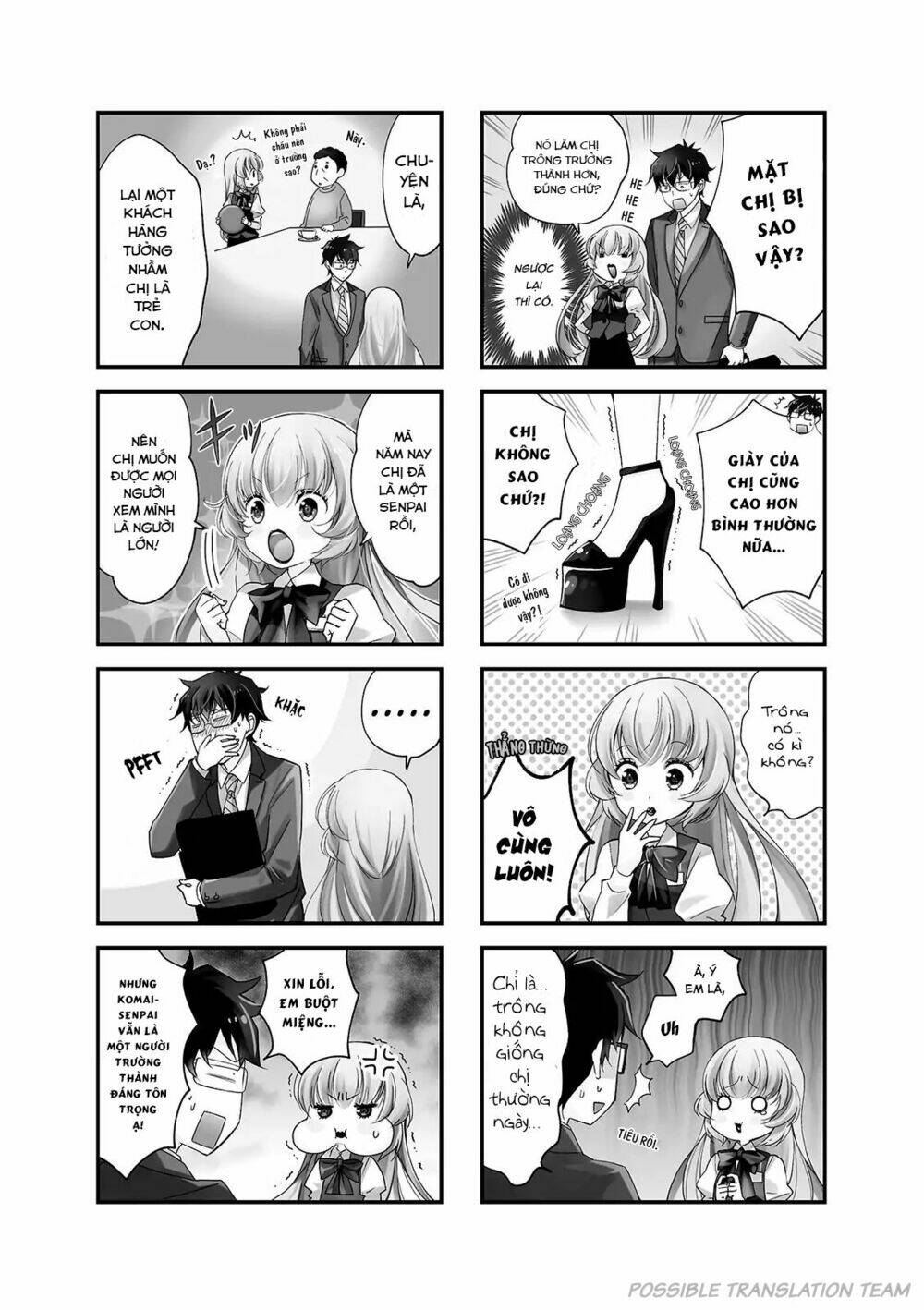 senpai nhỏ nhắn của tôi rất dễ thương chapter 4 3