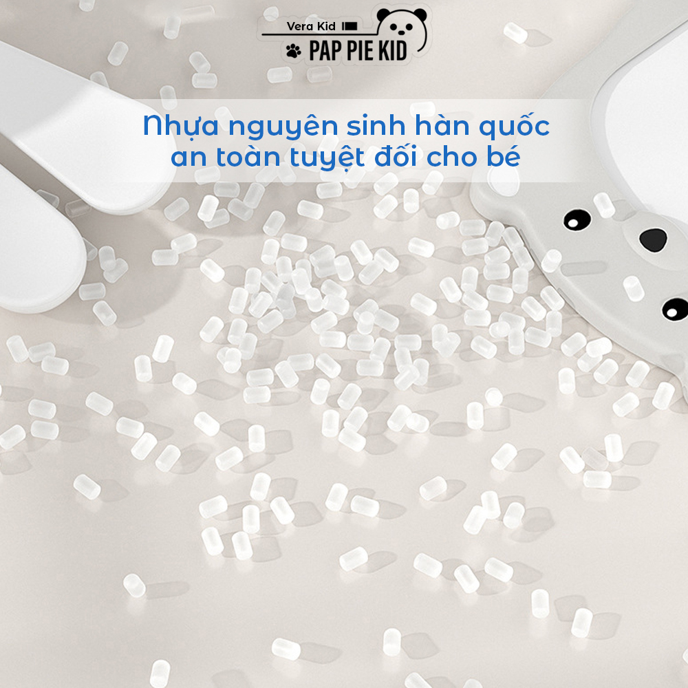Bảng Vẽ, Bảng vẽ cho bé hình gấu Vera Kid Tặng kèm bộ số chữ và ghế ngồi cho bé