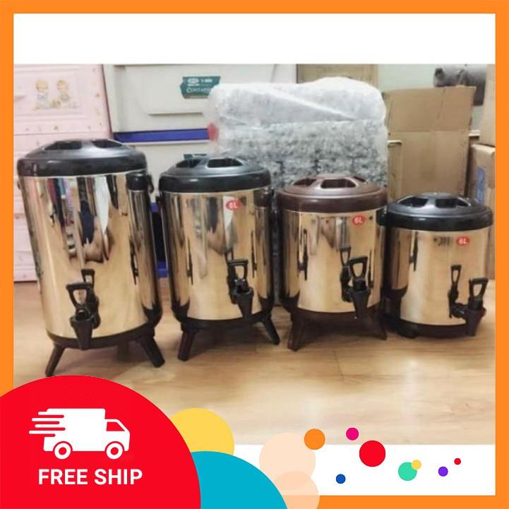 Bình ủ trà sữa, bình giữ nhiệt inox 3 lớp xịn 10L ,12L GDTA
