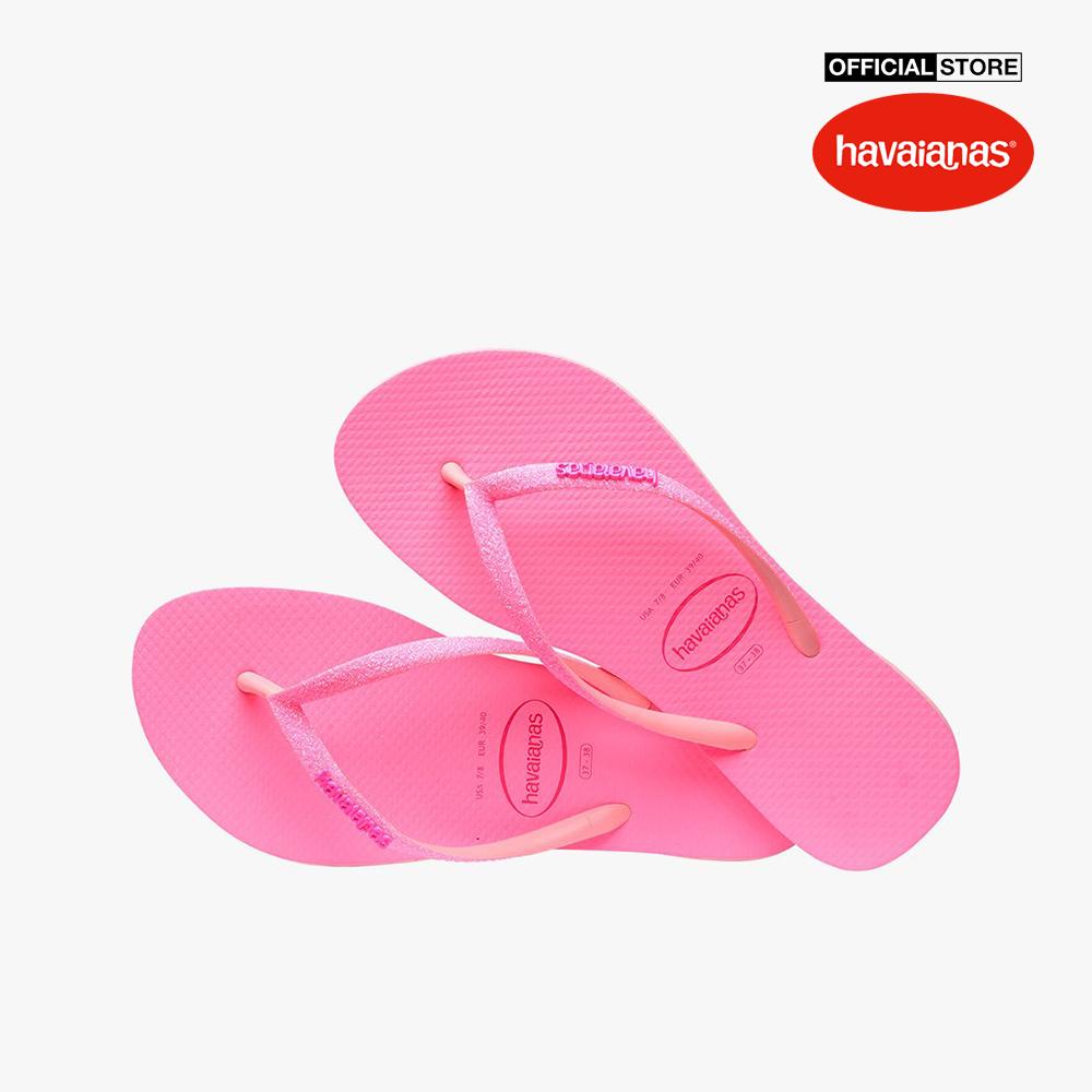 HAVAIANAS - Dép nữ Slim Glitter Neon 4147111-5217