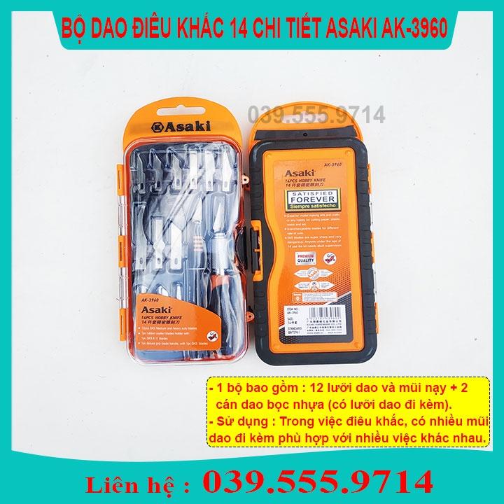 BỘ DAO GHÉP CÂY AK CAM 2 CÁN VÀ 14 LƯỜI DAO DÙNG CHO MỌI LOẠI CÂY - DỤNG CỤ LÀM VƯỜN