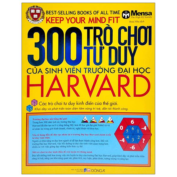 Hình ảnh 300 Trò Chơi Tư Duy Của Sinh Viên Trường Đại Học Harvard (Tái Bản 2022)
