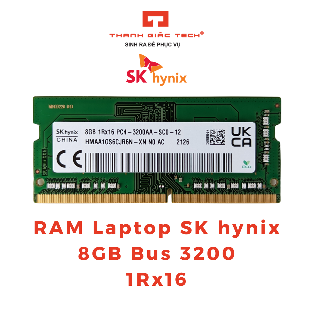 RAM Laptop DDR4 Hynix 8GB Bus 3200 - Hàng Nhập Khẩu