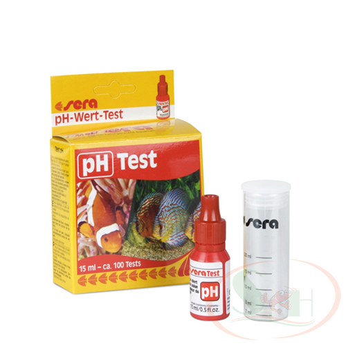 Bộ Sera pH Test kiểm tra pH đo độ kiềm axit nước ao hồ bể cá tép thủy sinh