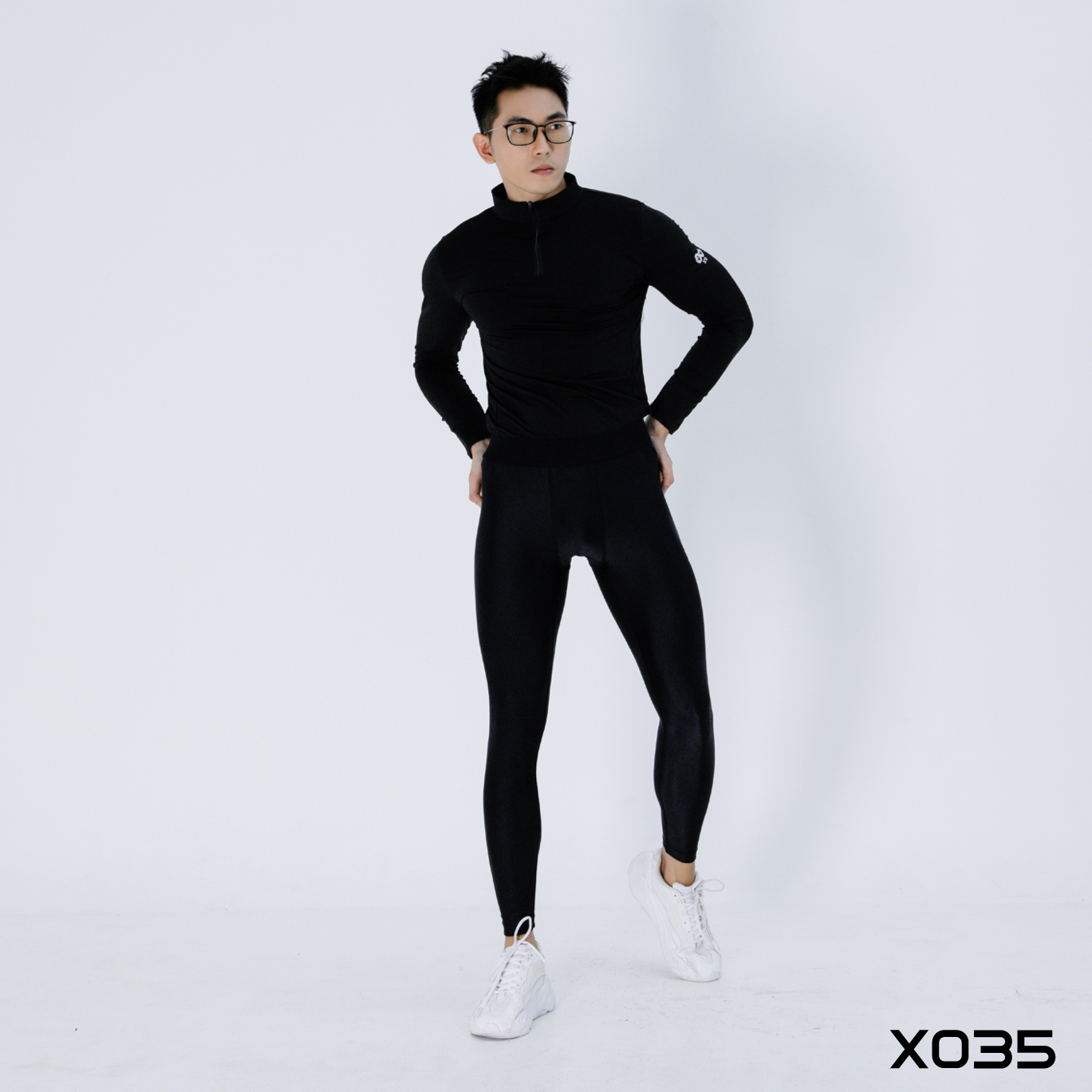 Quần Dài Legging Nam Thể Thao Tập Gym Giữ Nhiệt Đá Bóng Chạy Bộ Bóng Rổ - Thương Hiệu X9 Sportswear - X035