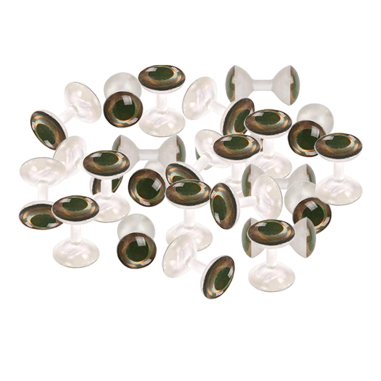 25Pc/lot 4D Fly Tying Beads Brass Dumbbell With Eyes Fly Tying Material