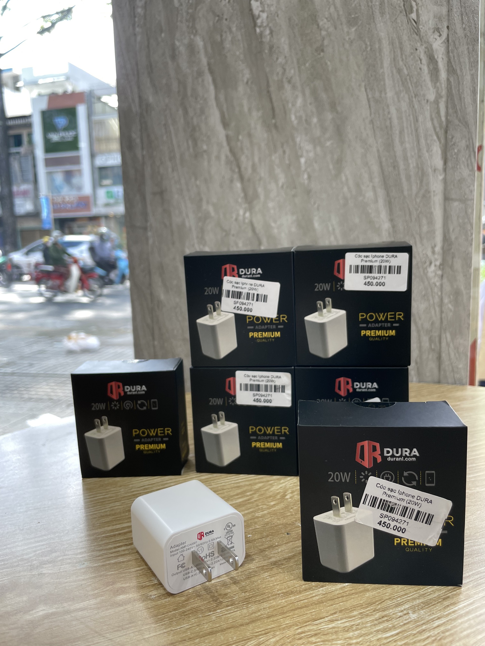 Sạc DURA IP zin 20W siêu nhanh - Hàng Chính Hãng