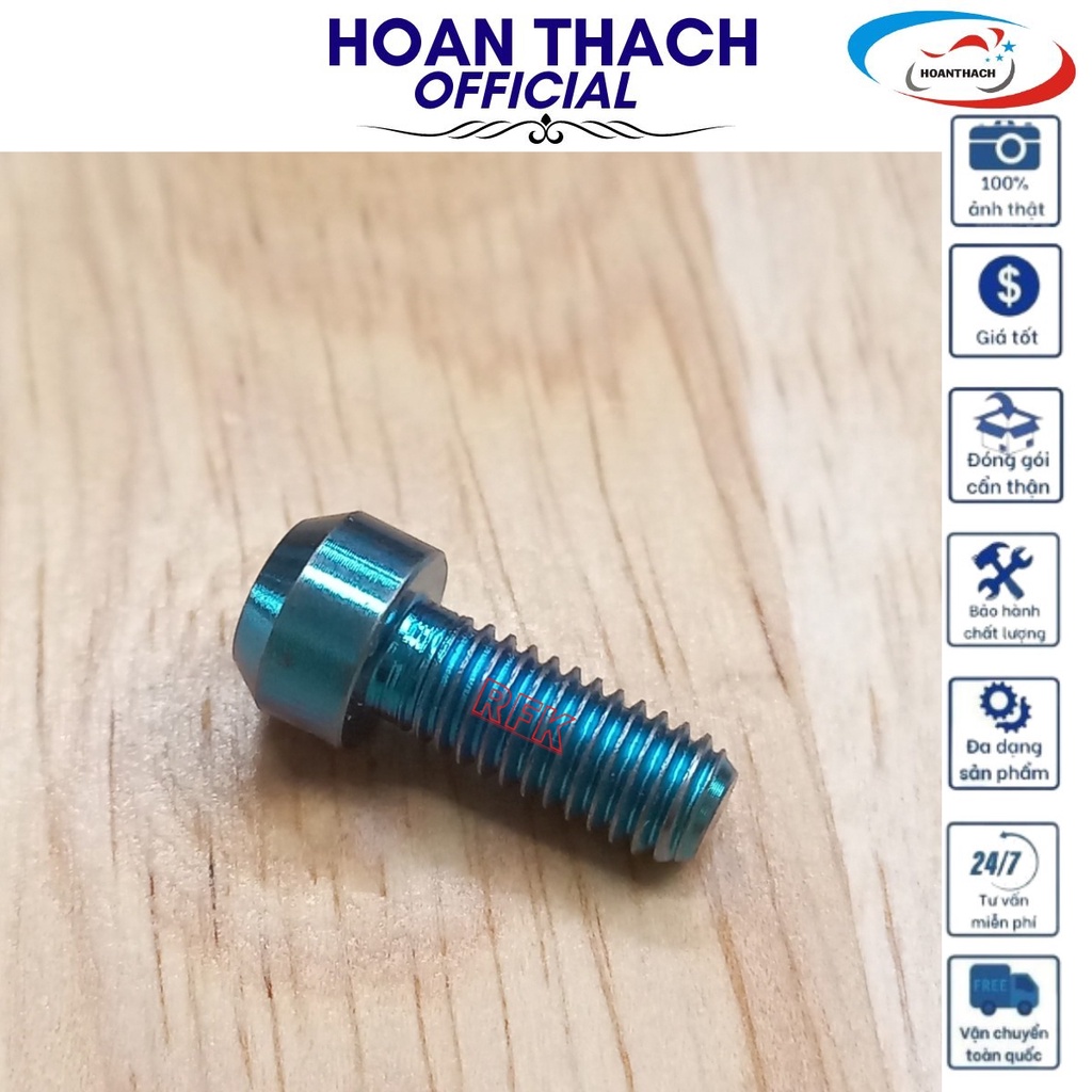 Ốc Gr5 Titan 6L15 Trụ Xanh Lục Bảo Dùng cho xe máy SP010804 (giá 1 con)