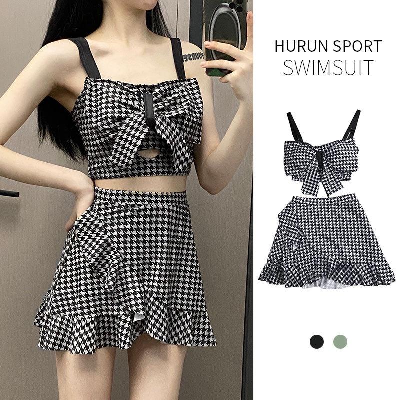 Bikini 2 Mảnh Đẹp - Đồ Bơi Nữ Kẻ Caro Đi Biển
