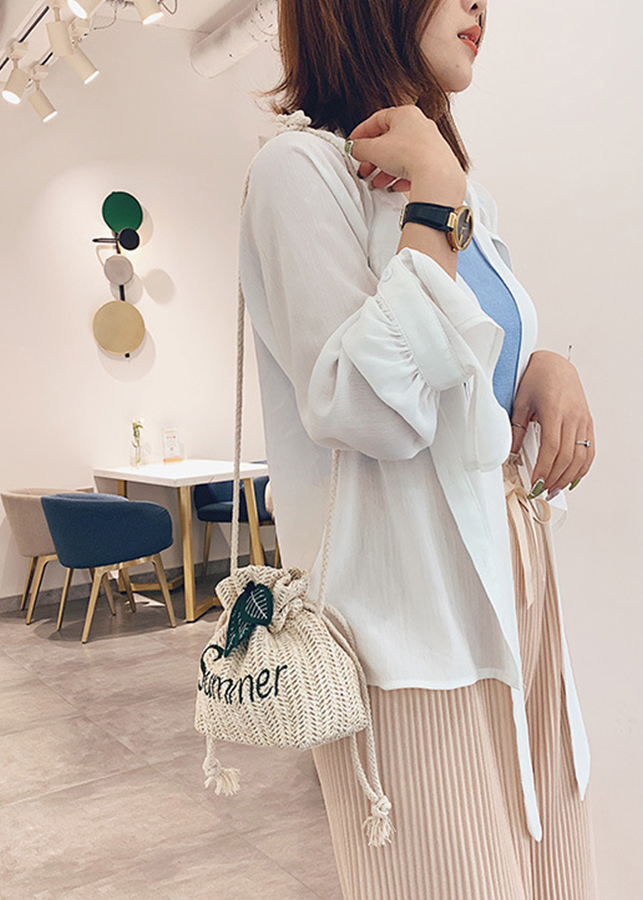 Túi Mini Dạng Cói Dây Rút Mùa Hè Siêu Xinh NEVENKA N333