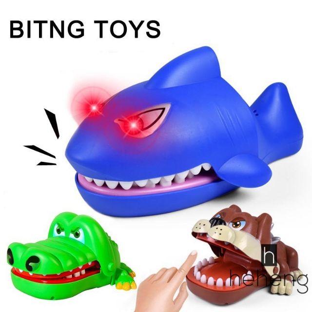 Đồ chơi khám răng cá mập, chó, cá sấu có âm thanh, đèn (có clip)