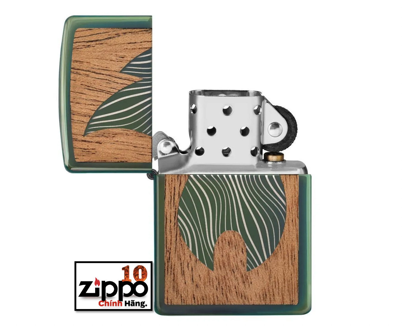 Bật lửa Zippo WOODCHUCK USA Flame SKU 49057 - Chính hãng 100%