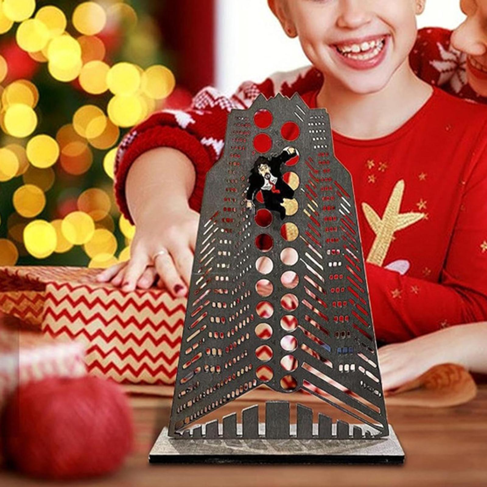 24 Day Advent Calendar Decorative Centerpiece for Restaurant Bedroom Office