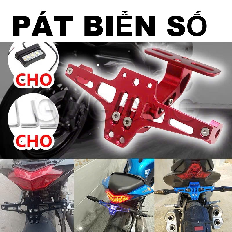 Pát Gập Biển Số Cao Cấp Nhôm Hợp Kim, Siêu Đẹp, Chống Rung Tốt, Phù Hợp Mọi Xe