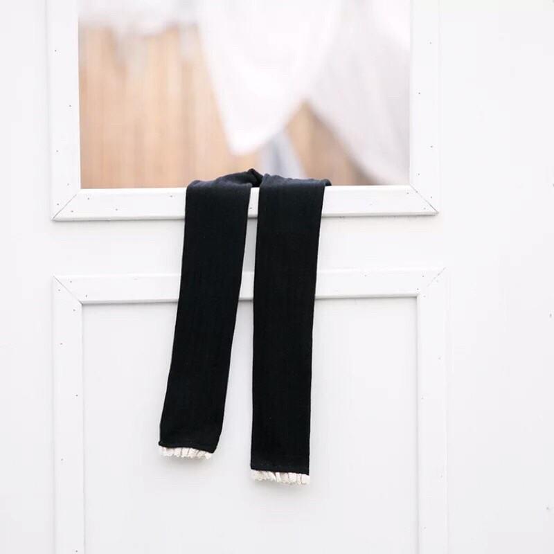 Quần tất len tăm Ren không bàn cho bé từ 1-7 tuổi QT4