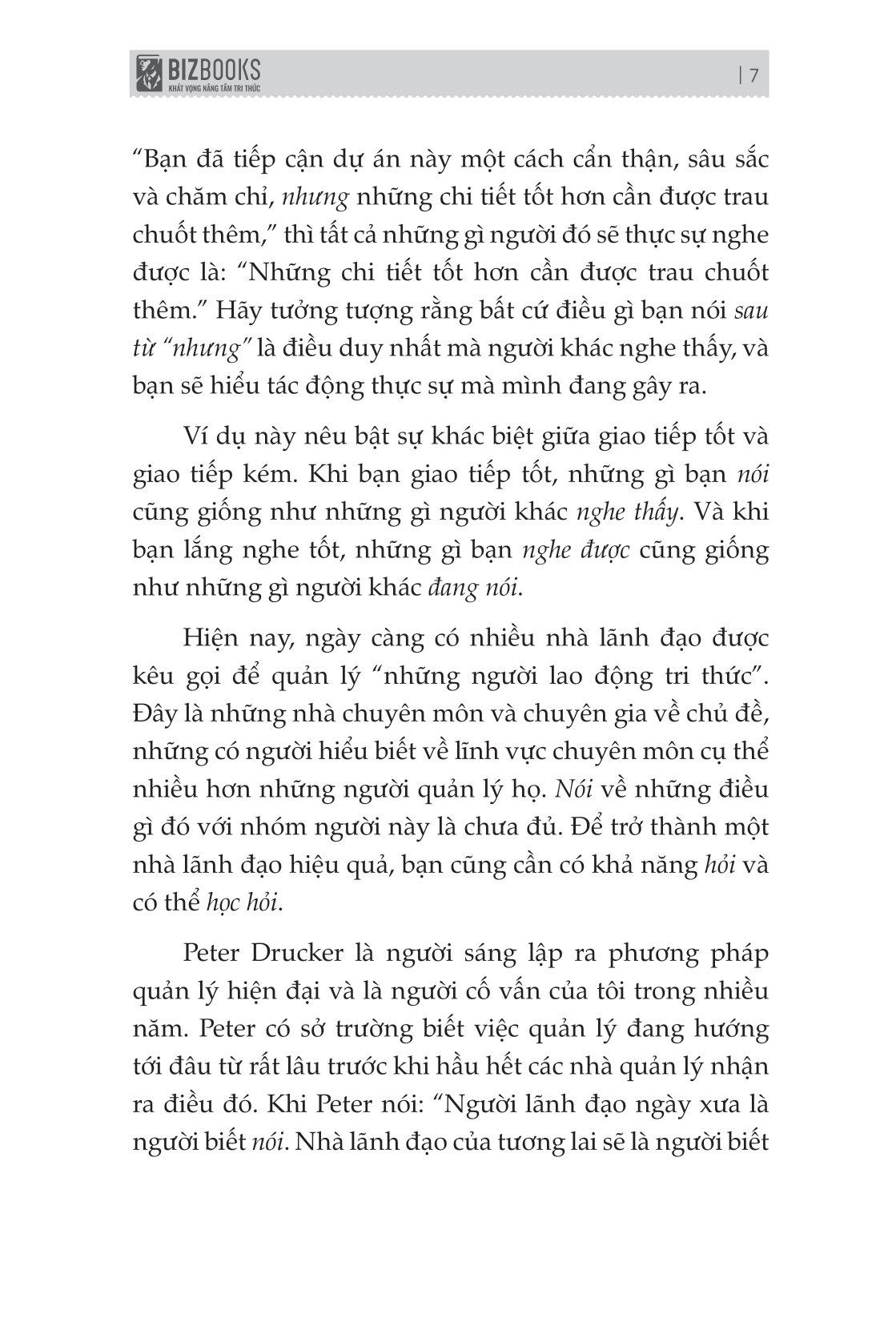 Lãnh Đạo Bằng Ngôn Từ - Mở Khóa Lối Giao Tiếp Và Truyền Đạt Của Nhà Lãnh Đạo Xuất Chúng