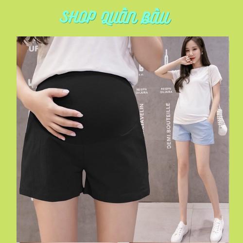 Quần Short Bầu Mềm Mịn Thoải Mái, Chất Liệu Cotton Có Chun Chỉnh