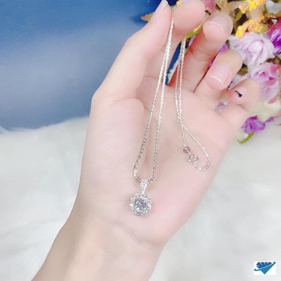 DÂY CHUYỀN NỮ BẠC TA - MẶT HOA XINH XẮN