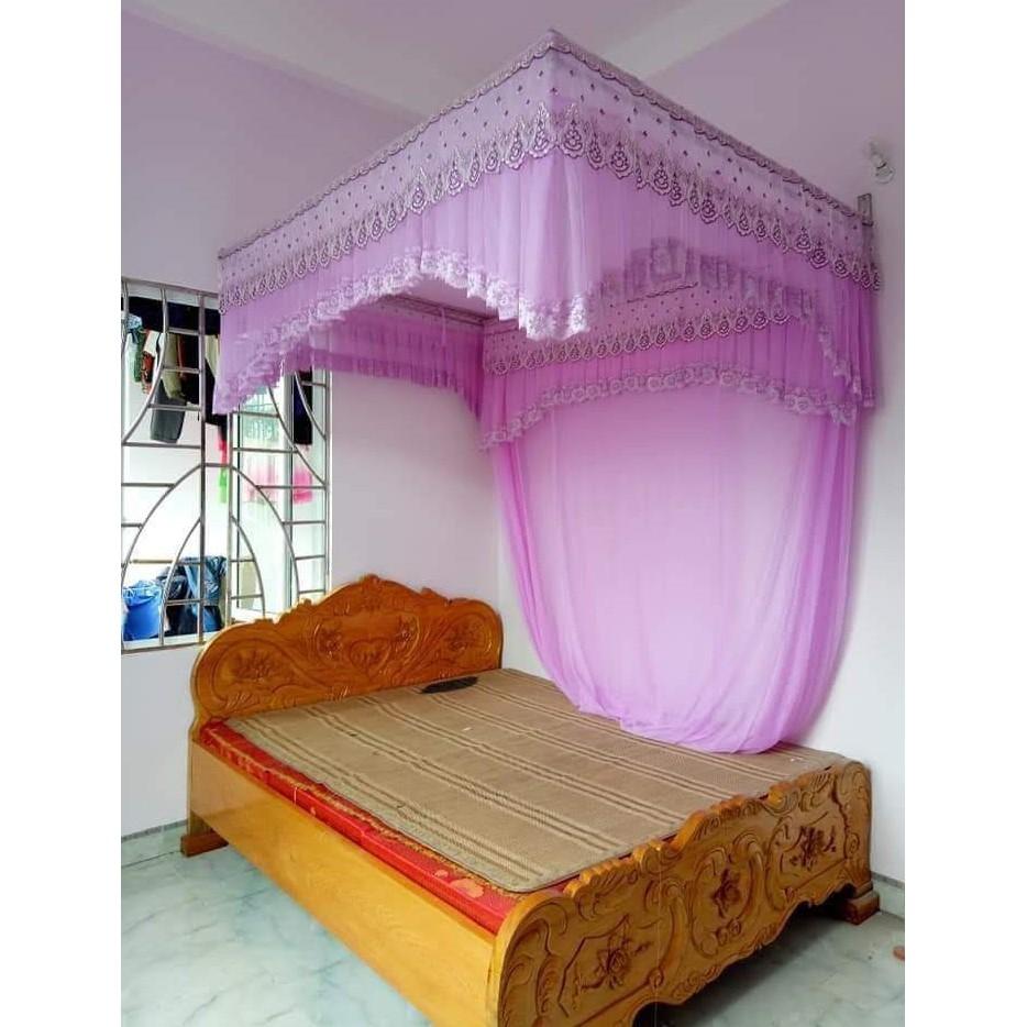 Màn khung voan lạnh ảnh thật m2 m6 m8 2m2 - Không kèm khung