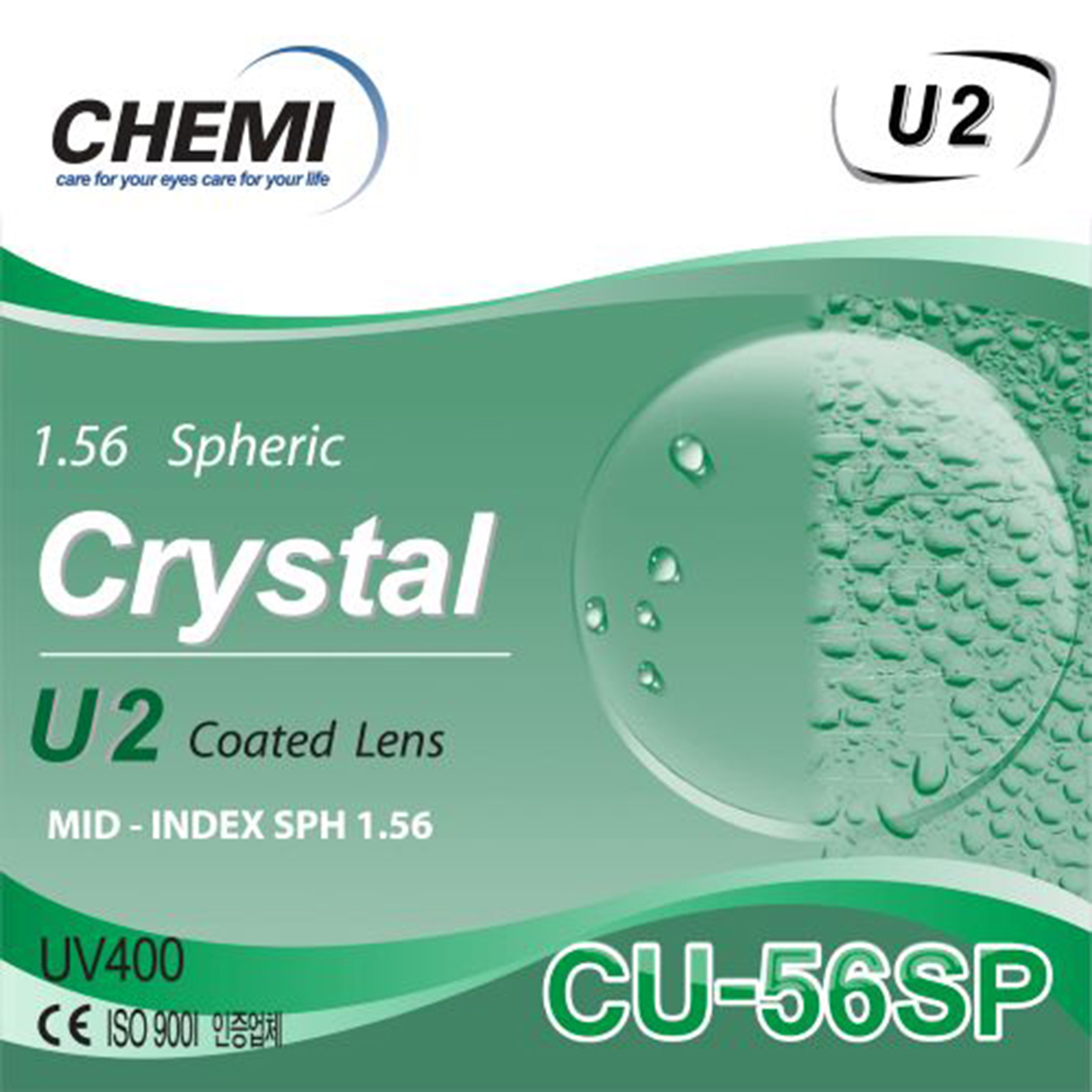 Tròng kính Chemi U2 váng phủ