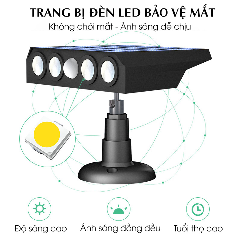 Đèn năng lượng mặt trời cảm biến giả camera, an toàn, tiện dụng, có điều khiển từ xa - D1382