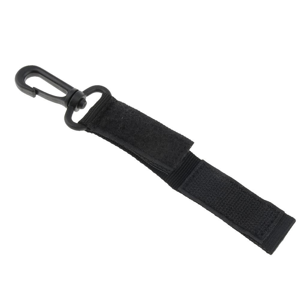 2x Outdoor Keychain Clip Nylon Buckle Belt Key Holder Webbing Carabiner