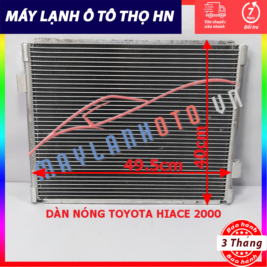 Dàn nóng Toyota Hiace 2000 Hàng xịn Thái Lan