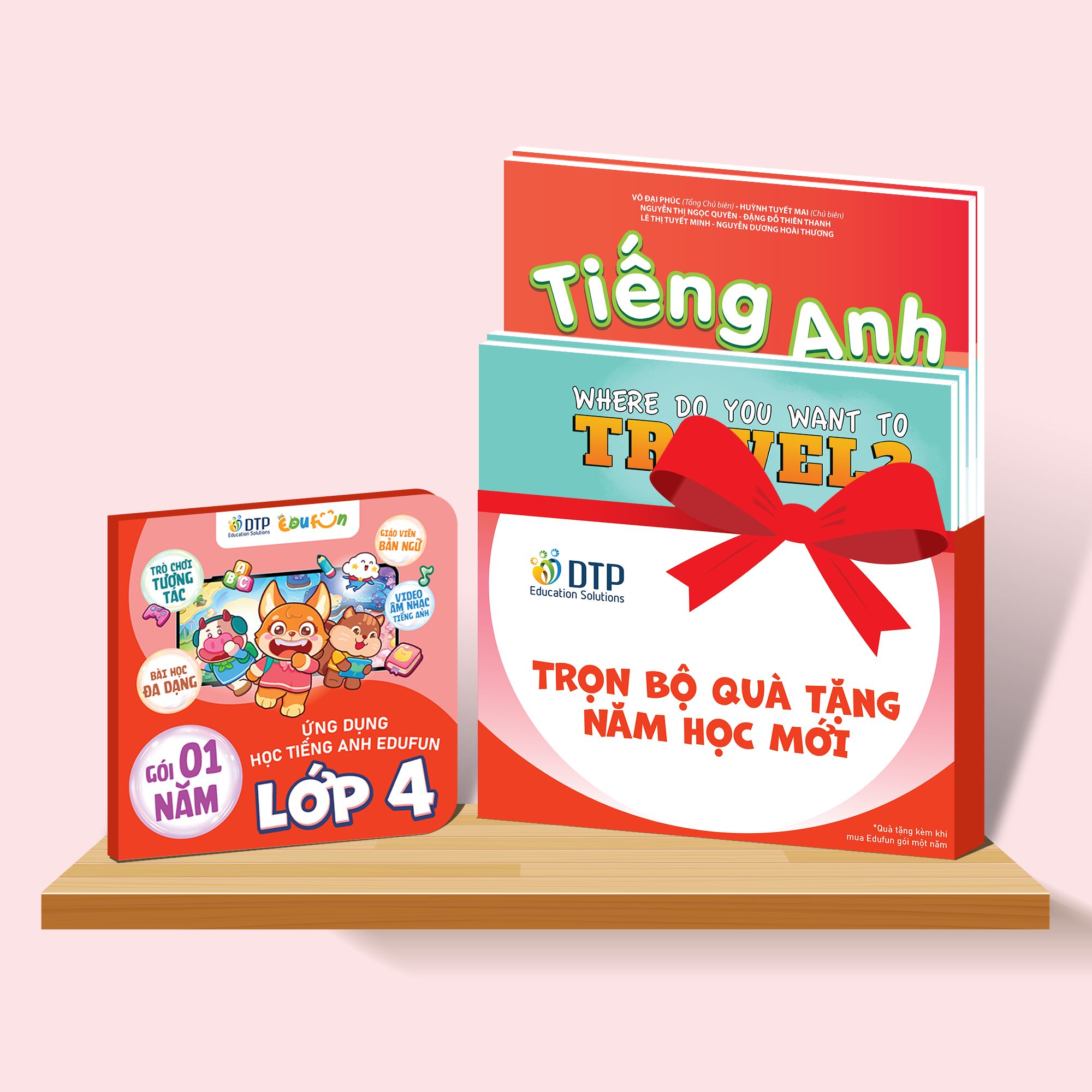Gói Edufun Premium lớp 4 + [Bộ quà tặng SGK i-Learn smart start + 2 truyện đọc] - Dtpbooks