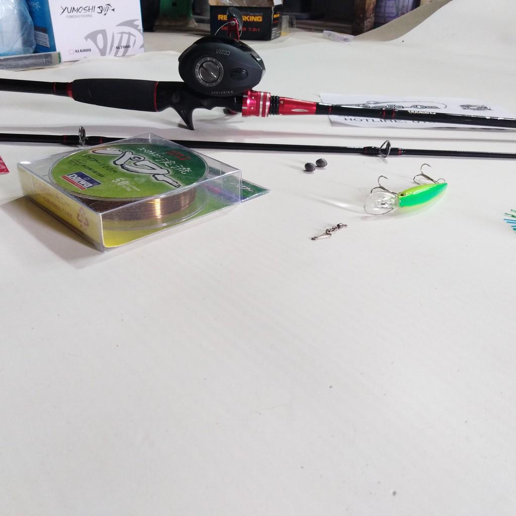 Bộ cần lure máy ngang docaucagiangnam