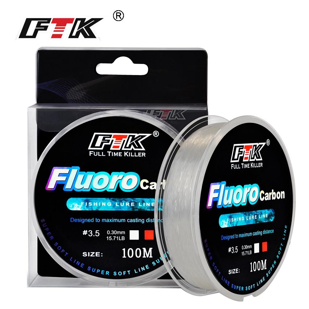 Cước Câu Cá Trục Thẻo Fluoro Carbon 100M Cao Cấp