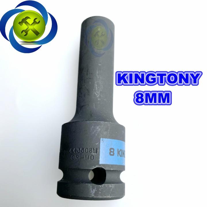 Tuýp đen dài 08mm Kingtony 443508 loại 1/2 6 cạnh dài 80mm