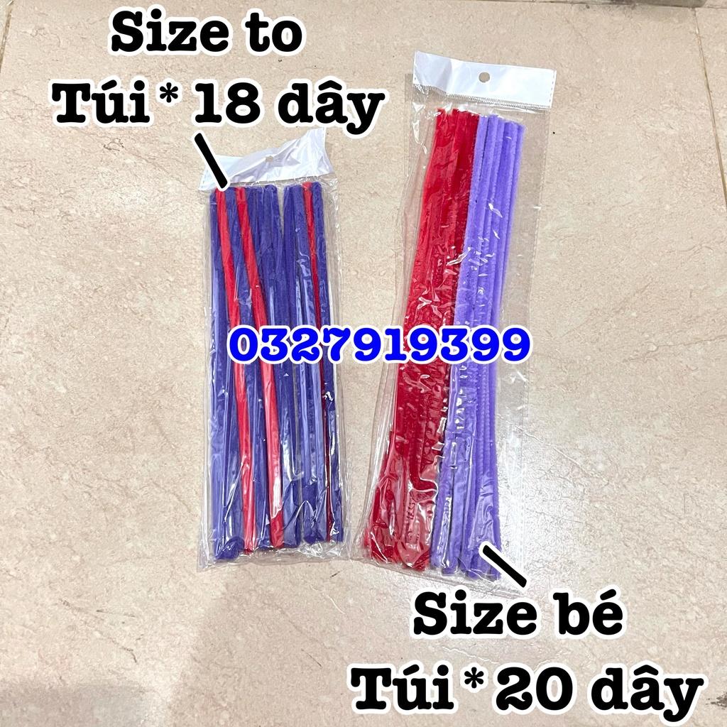 Dây kẽm nhung uốn tóc kiểu Premlock ( tùy size )