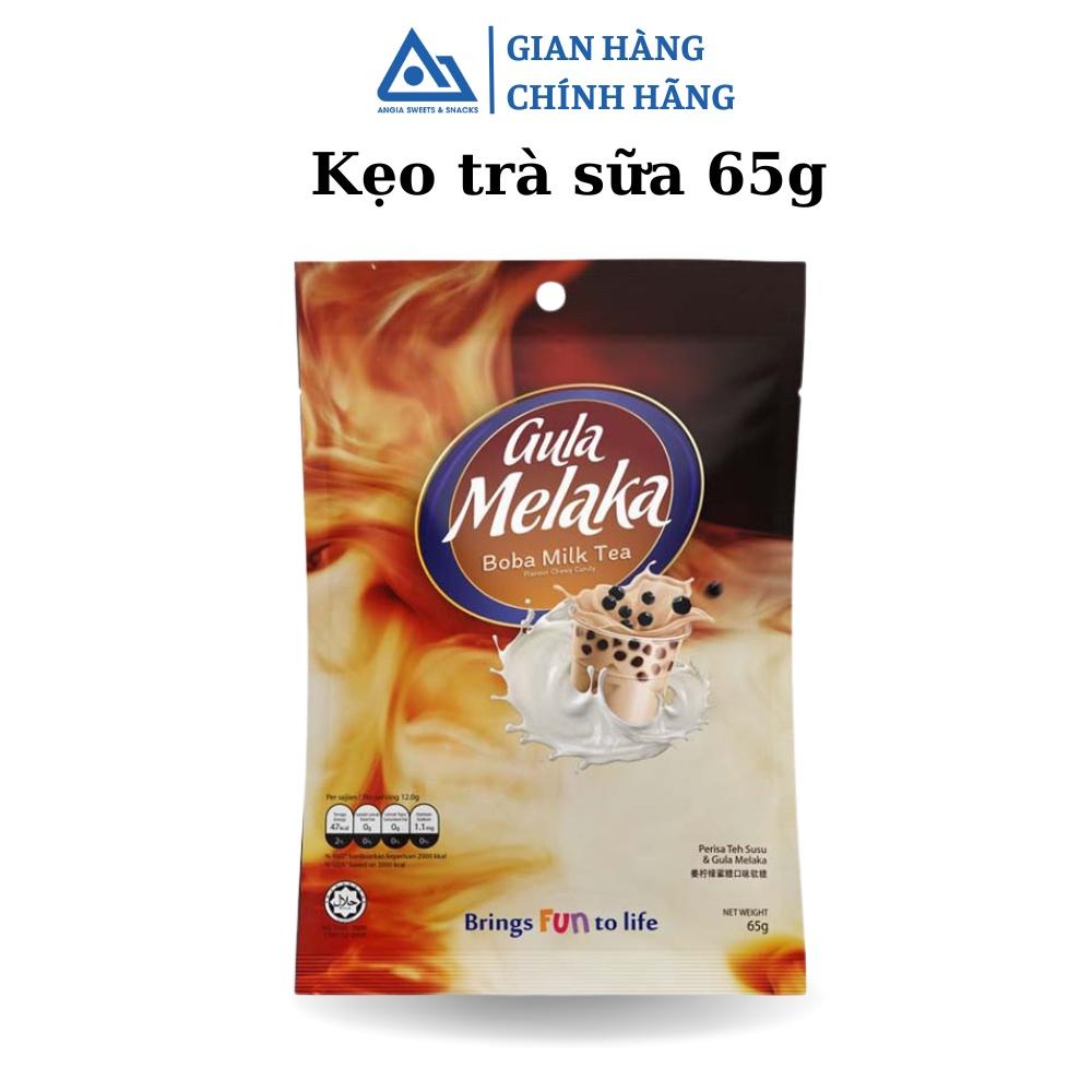 Kẹo mềm Trà sữa trân châu Gula Melaka ăn vặt 65g An Gia Sweets &amp; Snacks