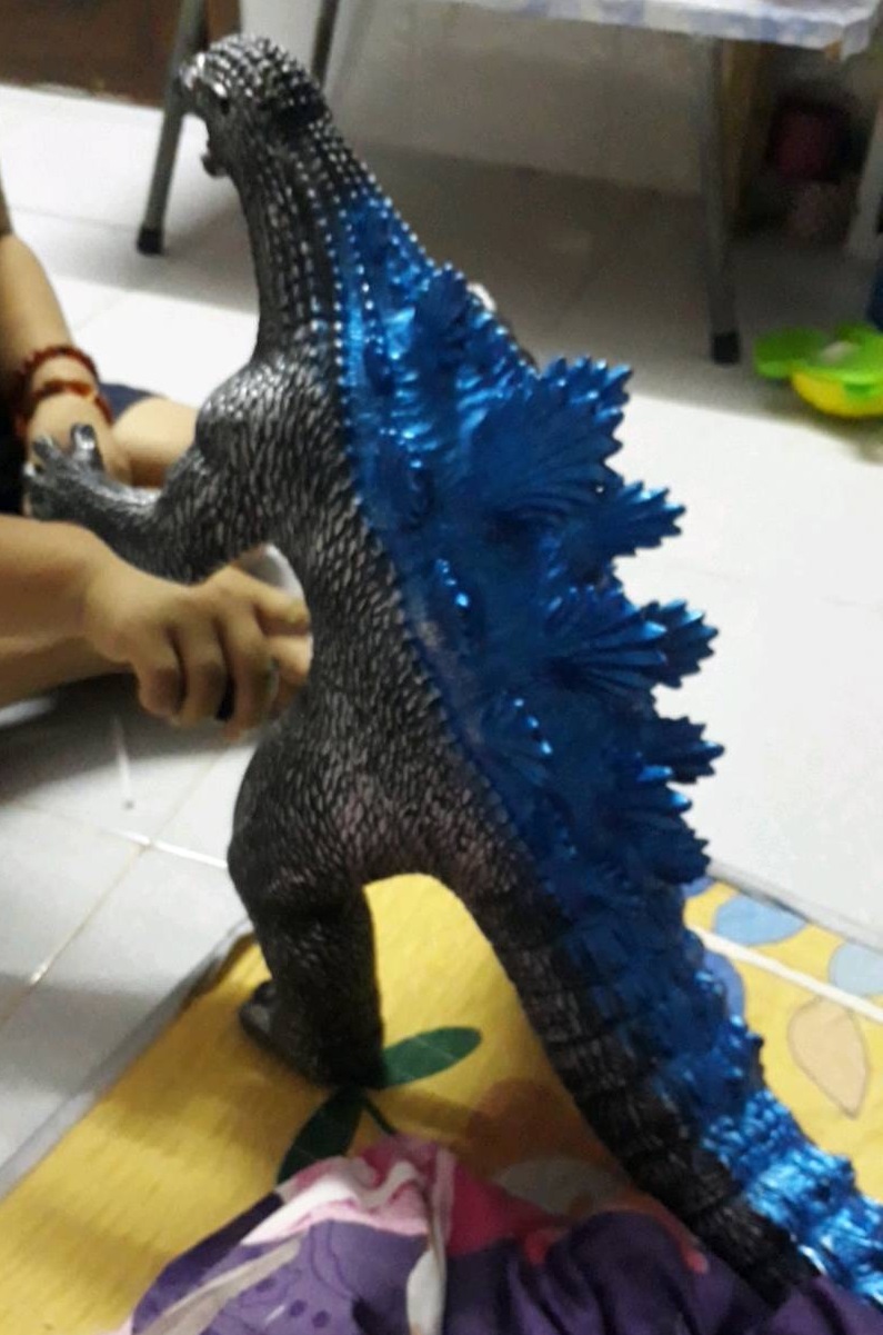 Mô hình khủng long Godzilla Gojira Siêu bự khoản 80Cm rây xanh trạng thái chuẩn bị tuyệt chiêu King of the Monsters 1578