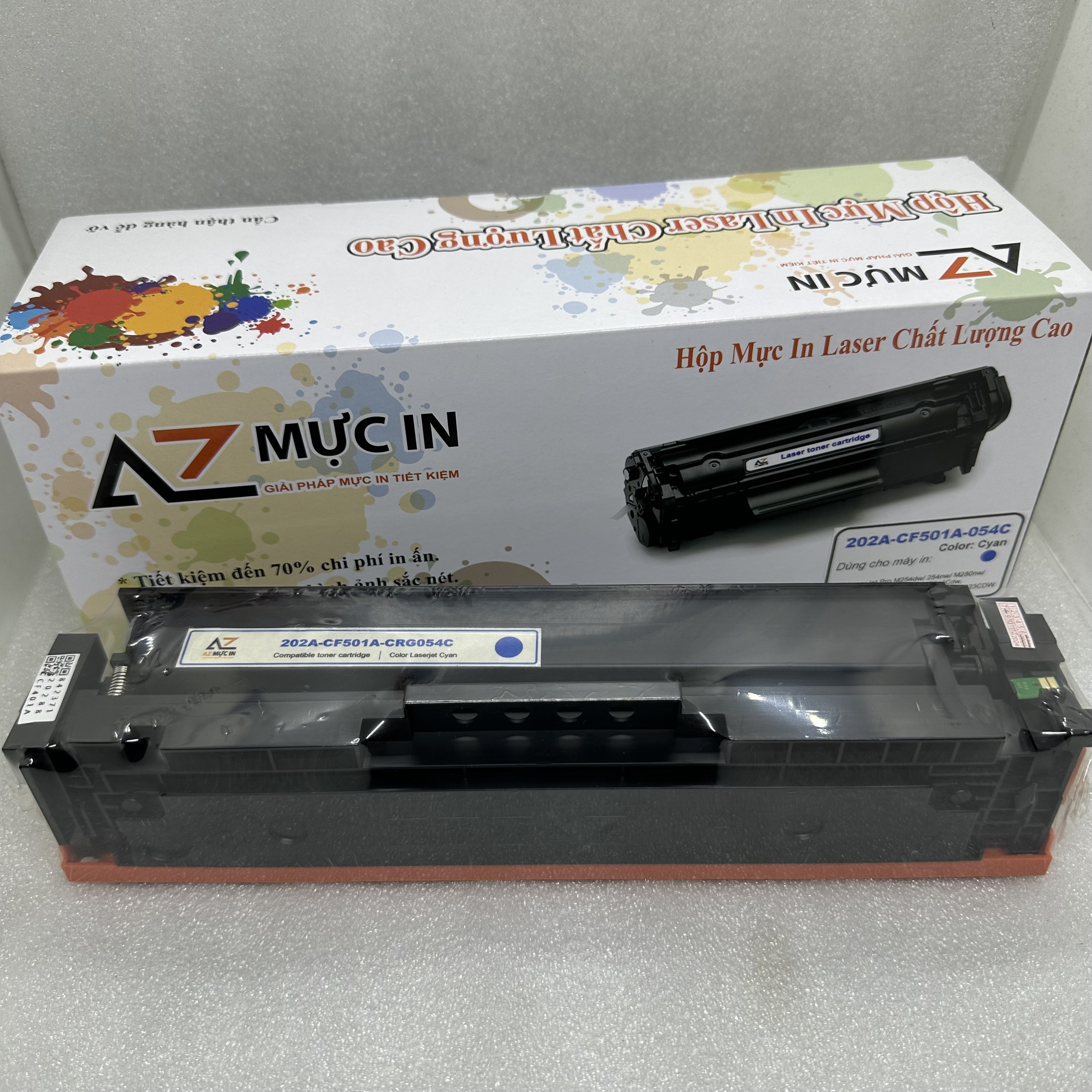 Hộp Mực AZ 054 BK/C/Y/M dùng cho máy in Canon LBP621Cw/ 623Cdw/ MF641Cw/ 643Cdw/ 645Cx - Hàng chính hãng