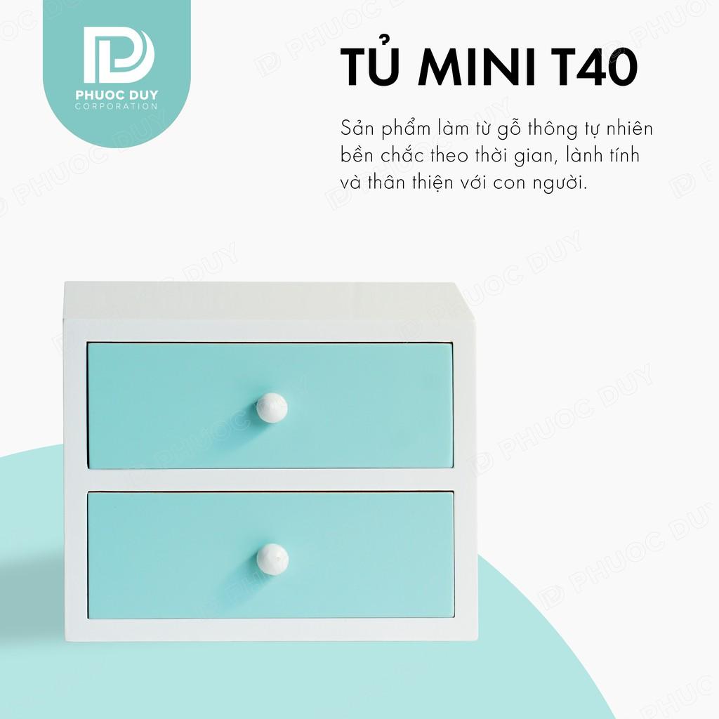 Tủ mini để bàn đa năng - Tủ nữ trang mỹ phẩm T40