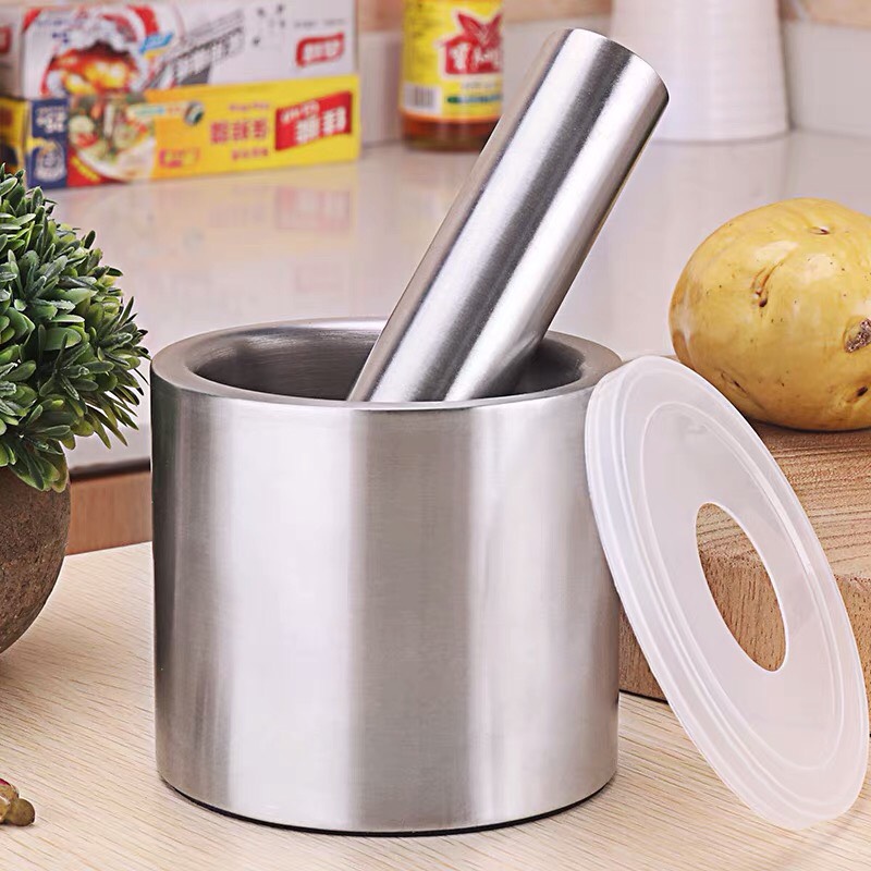 Bộ cối chày inox 304 Anshin - trọn đời không han gỉ - bảo vệ sức khỏe cho người sử dụng- CGIN
