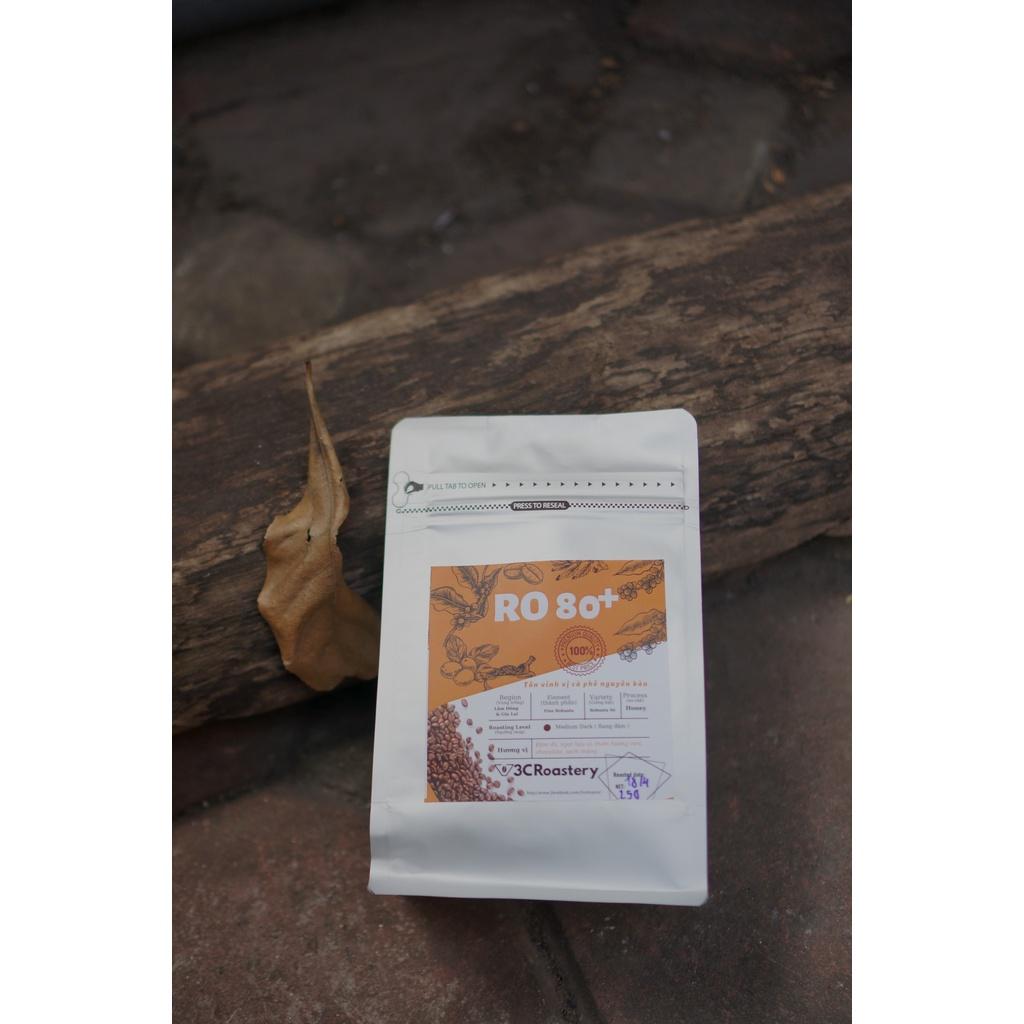 Cà phê pha phin 100% Robusta Lâm Đồng rang xay nguyên chất thơm và béo ngậy ,mã Ro80+ ( Date mới nhất)