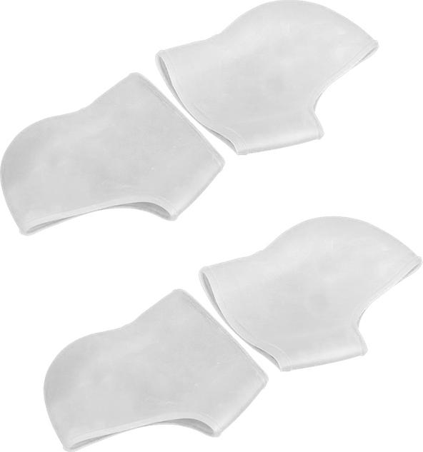 Combo 2 bộ miếng bảo vệ gót chân Silicon - Màu Trắng