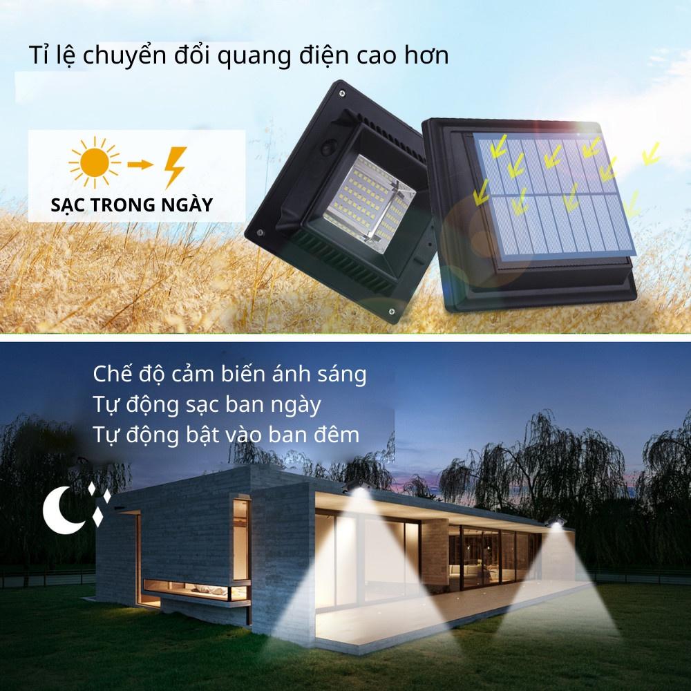 Đèn năng lượng mặt trời treo tường 158 Lumen 001C cảm biến CDR và 001G cảm biến tia hồng ngoại