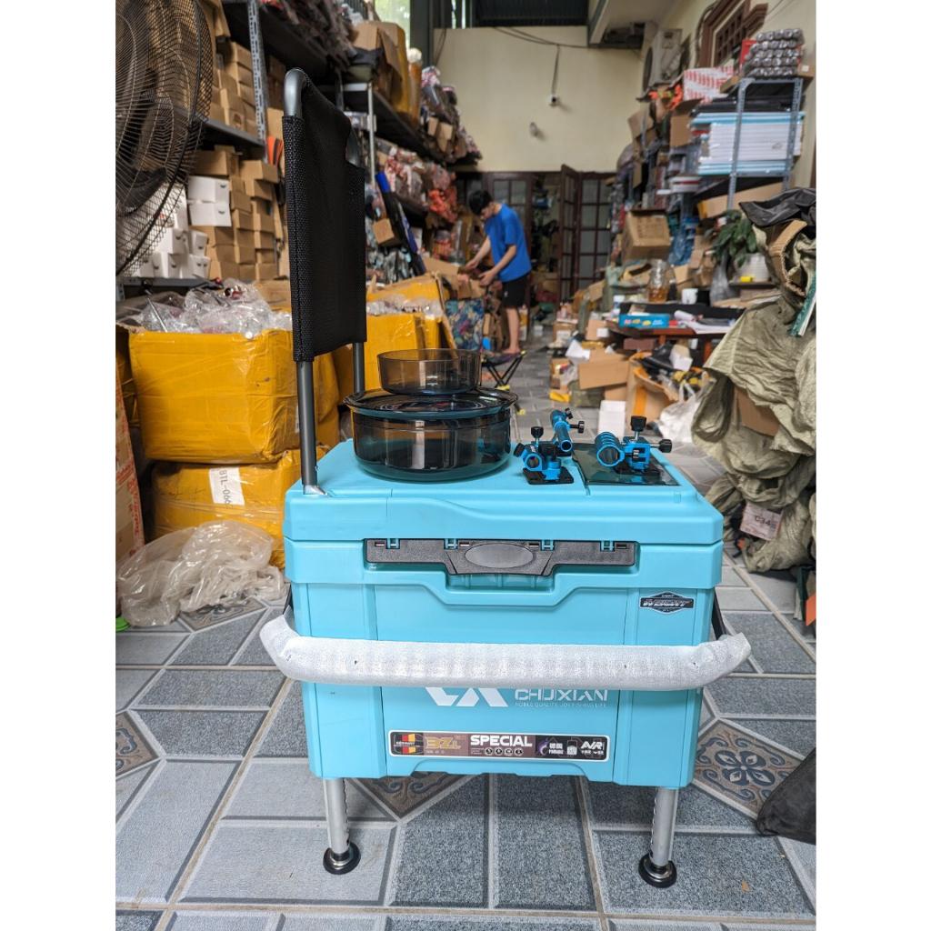 Thùng câu đài CHUXIAN 32L 4 chân nâng dày đa chức năng siêu nhẹ thiết kế mới nhất 2023 giá rẻ