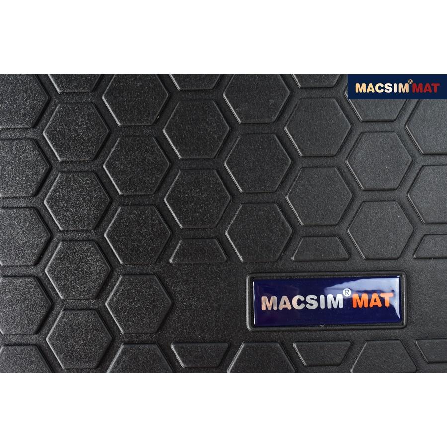 Thảm lót cốp xe ô tô MAZDA 3 nhãn hiệu Macsim chất liệu TPV cao cấp màu đen