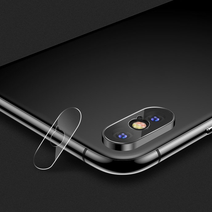 Miếng dán kính cường lực Camera cho iPhone X / iPhone Xs / iPhone Xs Max hiệu Benks mỏng 0.15mm chất lượng ảnh chụp nét như lúc chưa dán - Hàng nhập khẩu