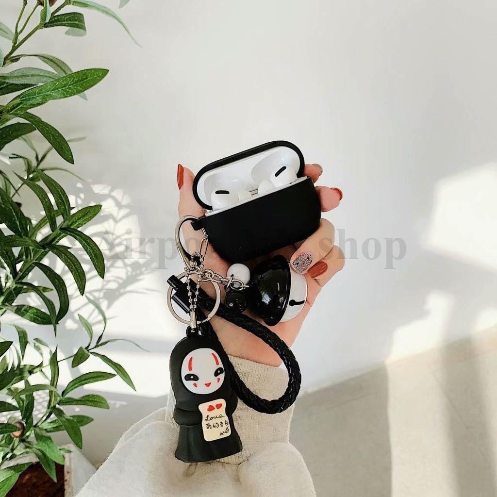 Bao Case Ốp dành cho airpod pro vô diện kèm móc chuông silicon 3D cao cấp