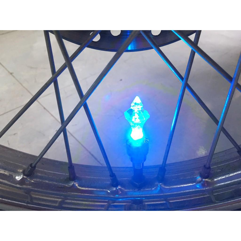 Đèn Van xe nháy 7 màu van kim cương ,phát sáng khi chạy lắp được mọi mẫu xe-đèn LED phát sáng cho xe đạp/ xe máy