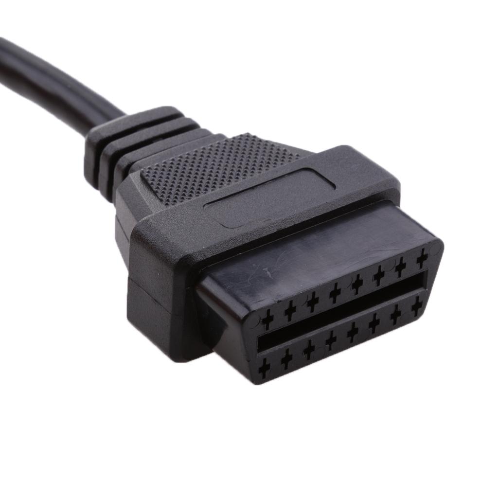 Nặng Xe Tải J1708 6 Pin Để OBD2 16 Pin Chẩn Đoán Cáp