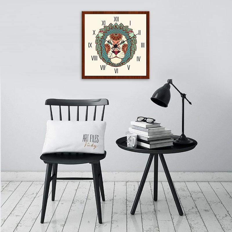 Đồng hồ treo tường cung Sư Tử  WC050