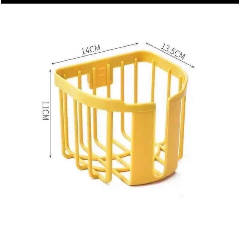 Giỏ đựng giấy vệ sinh tiện lợi bằng nhựa dán tường tiện ích
